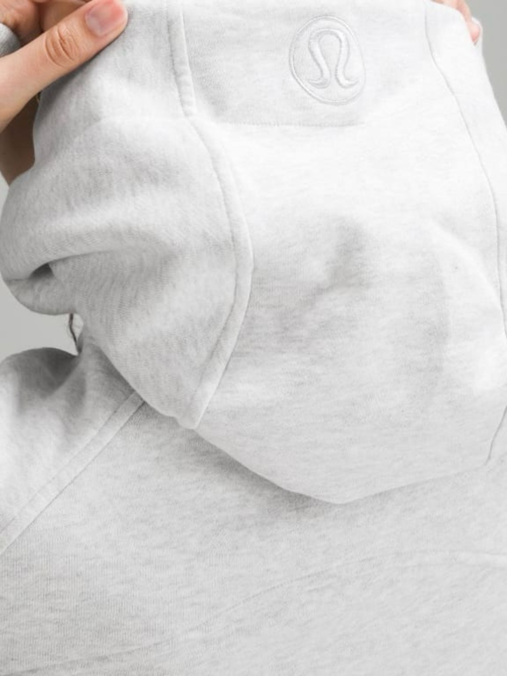 Lululemon Scuba Full Zip Cropped Hoodie Sz 2 Grey Athletic Activewear Gym Yoga - Picture 5 of 14